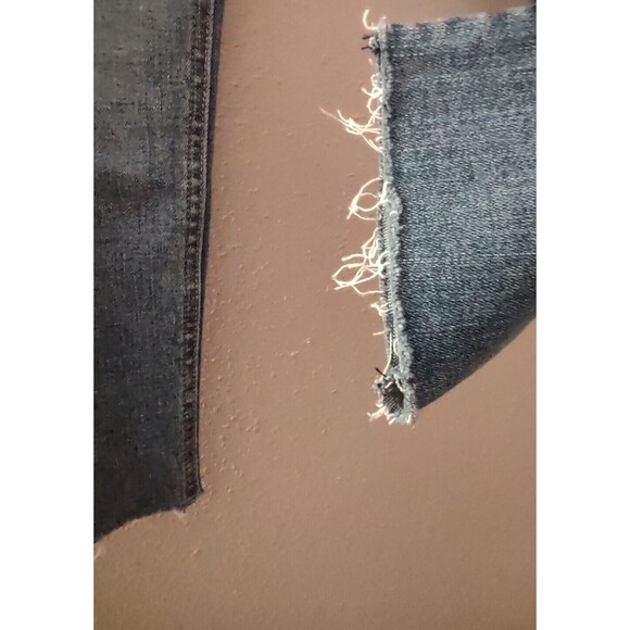Rag & Bone Womens Size 27 High Rise Ankle Skinny Jeans Levee Blue Frayed Ankle - Picture 9 of 14